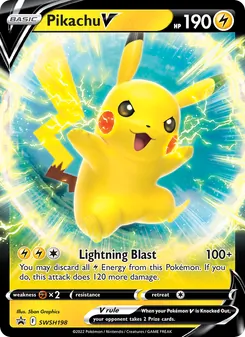 Pikachu V #SWSH198