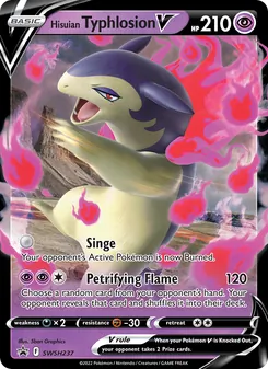 Hisuian Typhlosion V #SWSH237