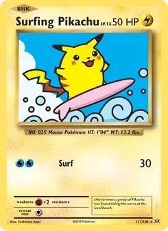 Surfing Pikachu #111