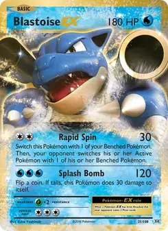 Blastoise EX #21