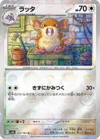 Raticate (Poke Ball Pattern) #020/165