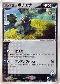 Team Aqua's Poochyena - 021/033 #021/033