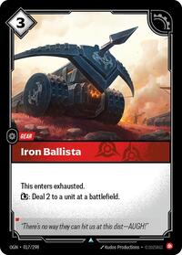 Iron Ballista #017/298