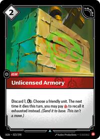 Unlicensed Armory #023/298