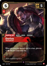 Darius, Trifarian #027/298