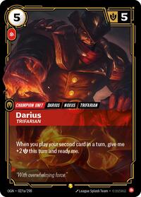 Darius, Trifarian (Alternate Art) #027a/298