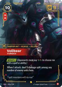 Volibear, Furious (Alternate Art) #041a/298