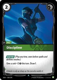 Discipline #058/298