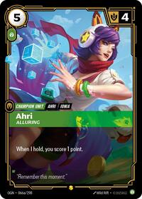 Ahri, Alluring (Alternate Art) #066a/298