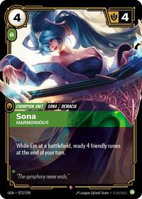 Sona, Harmonious #073/298