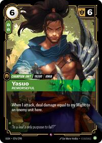 Yasuo, Remorseful #076/298