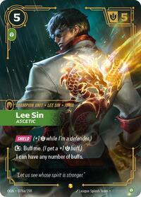 Lee Sin, Ascetic (Alternate Art) #078a/298