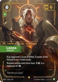 Leona, Zealot (Alternate Art) #079a/298