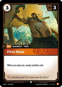 First Mate #132/298