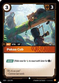 Pakaa Cub #135/298