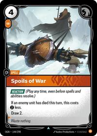 Spoils of War #144/298