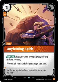 Unyielding Spirit #145/298