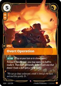 Overt Operation #153/298
