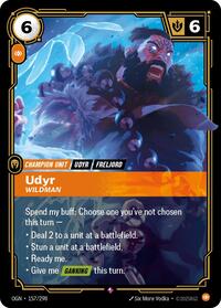 Udyr, Wildman #157/298