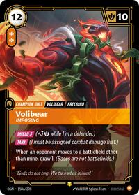 Volibear, Imposing (Alternate Art) #158a/298