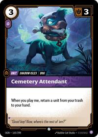 Cemetery Attendant #165/298