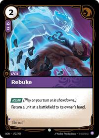 Rebuke #172/298