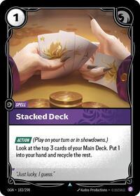 Stacked Deck #183/298