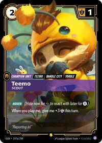 Teemo, Scout (Alternate Art) #197a/298