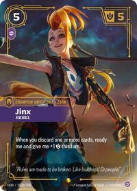 Jinx, Rebel (Alternate Art) #202a/298