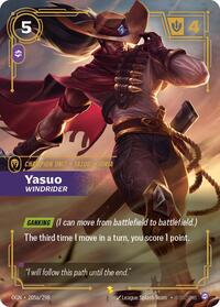 Yasuo, Windrider (Alternate Art) #205a/298