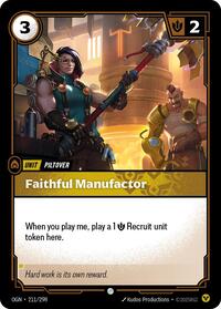 Faithful Manufactor #211/298
