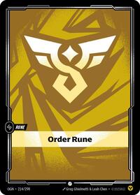 Order Rune #214/298