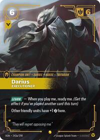 Darius, Executioner (Alternate Art) #243a/298