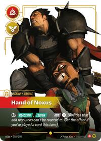 Darius, Hand of Noxus (Overnumbered) #302/298