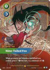 Ahri, Nine-Tailed Fox (Overnumbered) #303/298