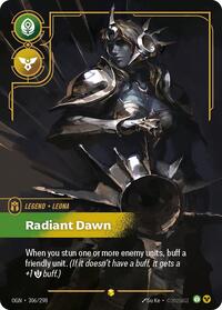 Leona, Radiant Dawn (Overnumbered) #306/298