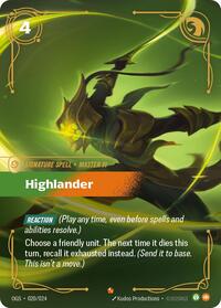 Highlander #020/024