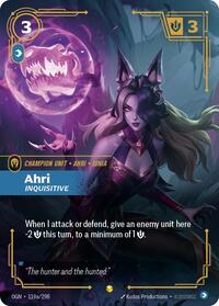 Ahri, Inquisitive (Alternate Art) #119a/298