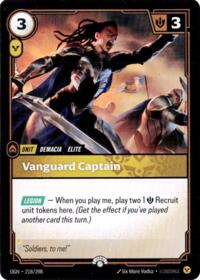 Vanguard Captain #218/298