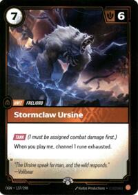 Stormclaw Ursine #137/298