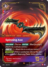Spinning Axe #186/221