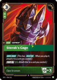 Sterak's Gage #056/221