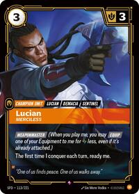 Lucian, Merciless #113/221