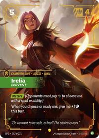 Irelia, Fervent (Alternate Art) #057a/221