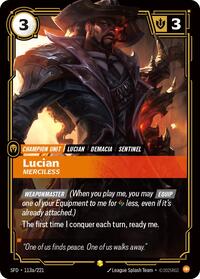 Lucian, Merciless (Alternate Art) #113a/221