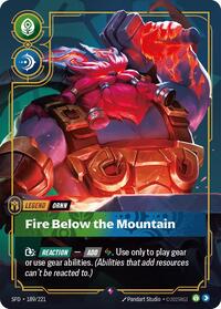 Ornn, Fire Below the Mountain #189/221