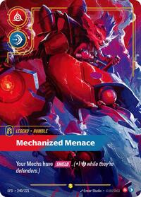 Rumble, Mechanized Menace (Overnumbered) #240/221
