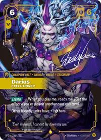Darius, Executioner (Signature) #236*/221