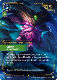 Ornn, Blacksmith (Alternate Art) #058a/221