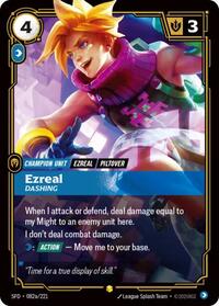 Ezreal, Dashing (Alternate Art) #082a/221